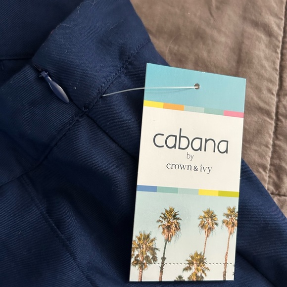 Cabanna pleated navy blue mini skirt - NEW - Picture 4 of 5